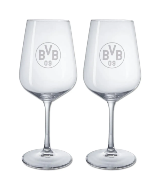 Borussia Dortmund - Weinglas im 2er-Set